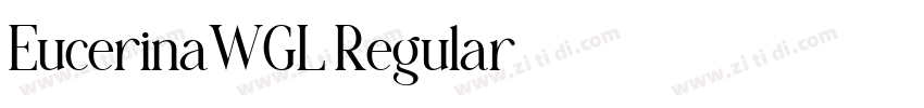 EucerinaWGL Regular字体转换 EucerinaWGL Regular字体转换